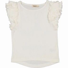 MarMar Modal Cloud Tavora Frill Pointelle T-shirt windproof