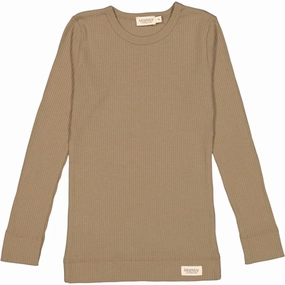 Non Iron Material Fashionable Pick MarMar Modal Driftwood Plain Blouse