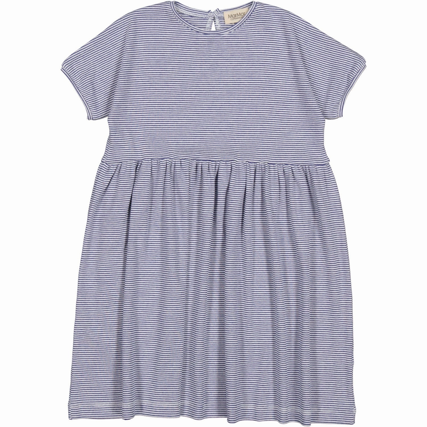 City Friendly MarMar Modal Fine Rib Blue Stripe Dioa Dress