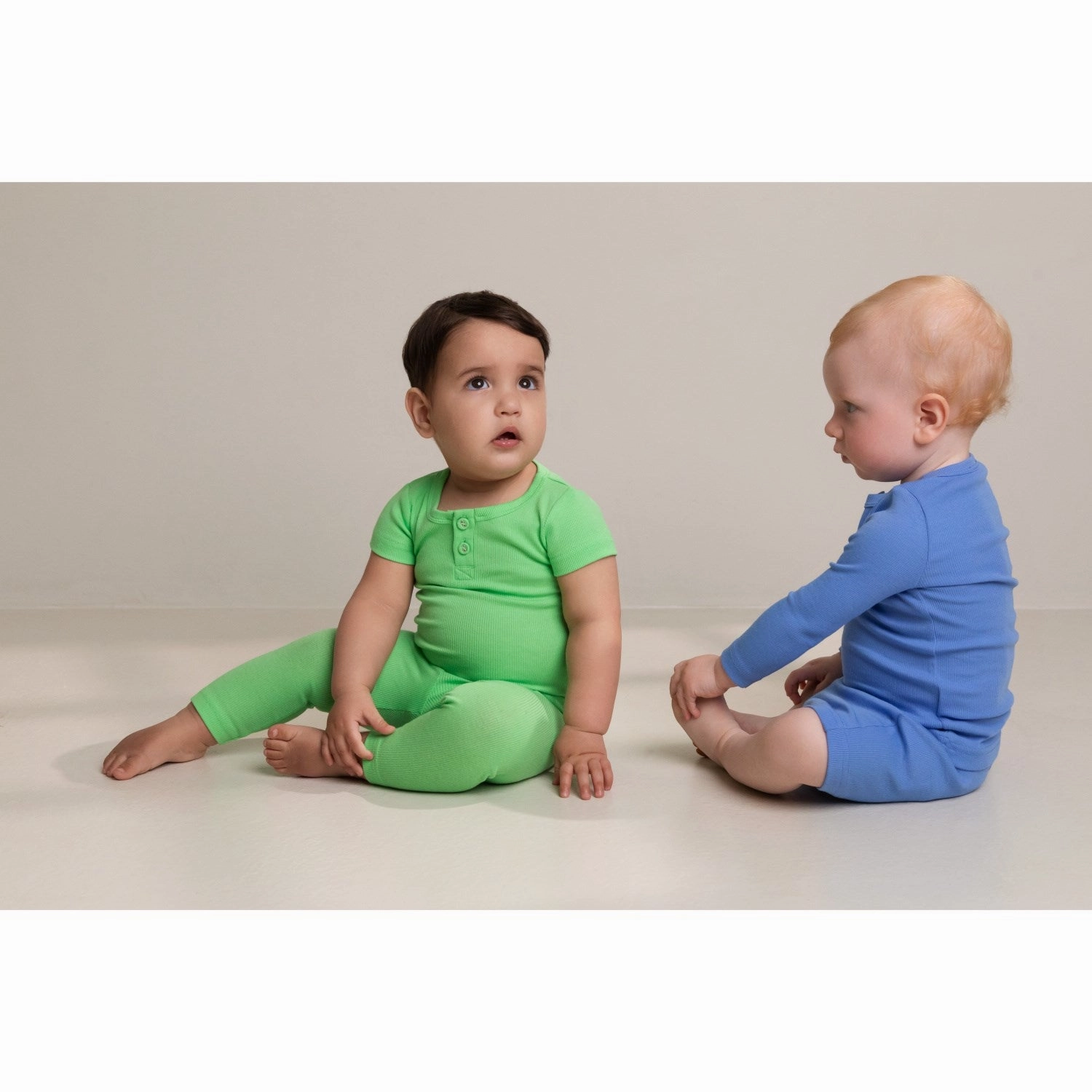 Light and Fresh Smart Casual MarMar Modal Fine Rib Clover T-shirt