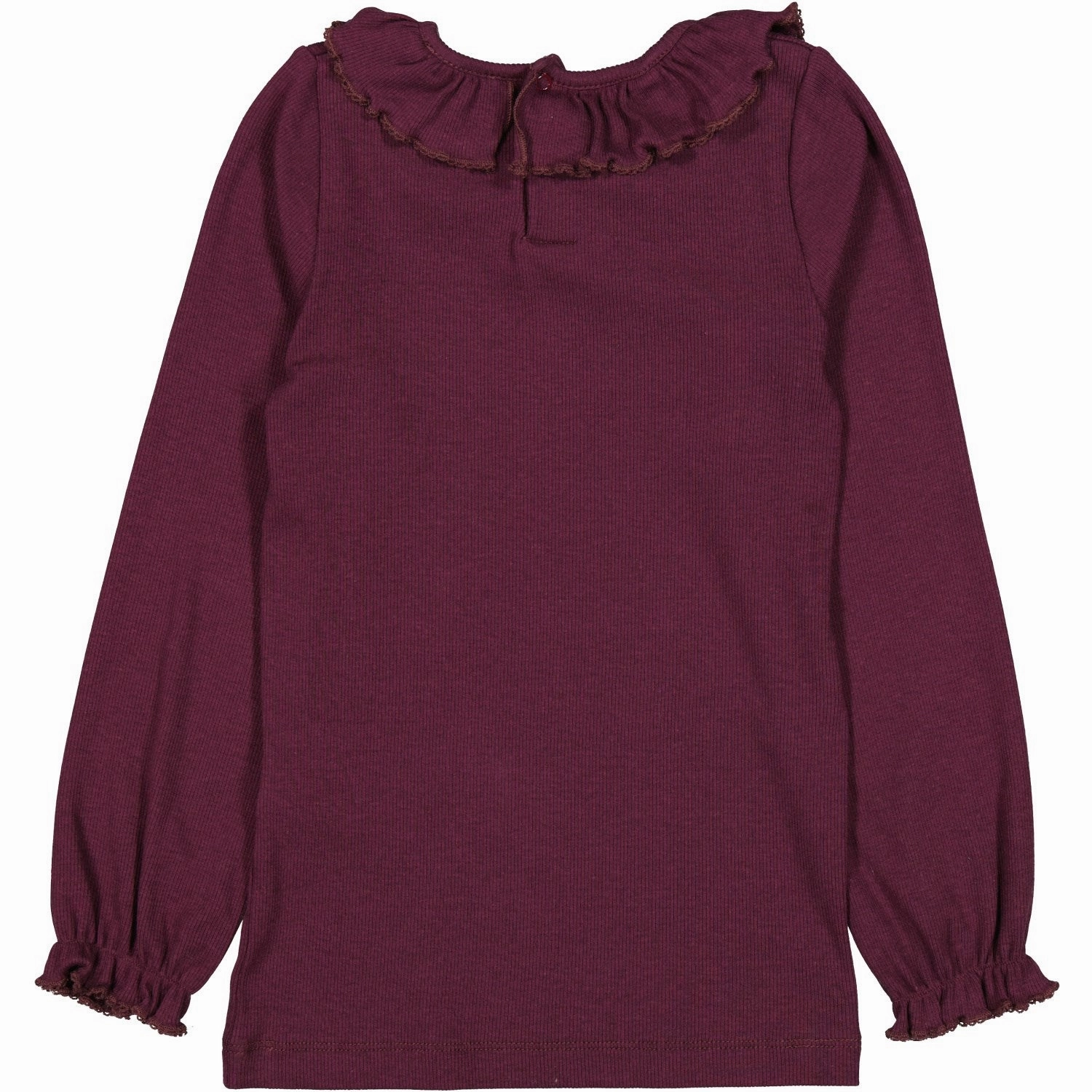 MarMar Modal Fine Rib Deep Mulberry Tandy Blouse Travel Essential