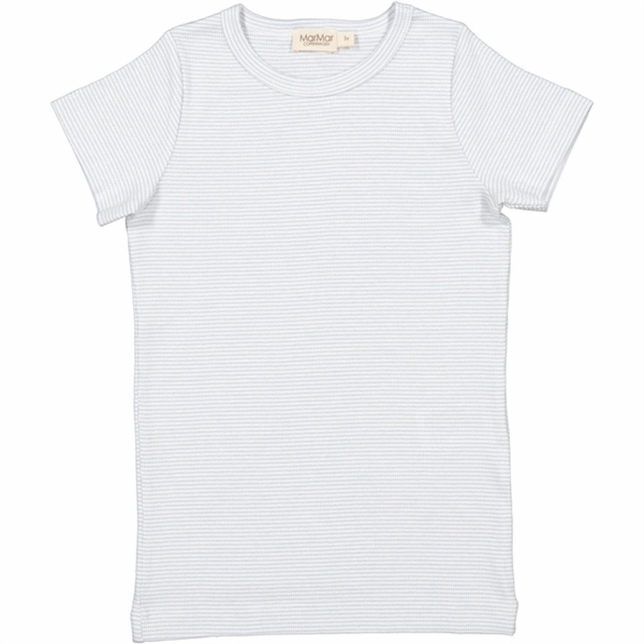 MarMar Modal Fine Rib Fresh Air Stripe Tago T-shirt Weekend Essential