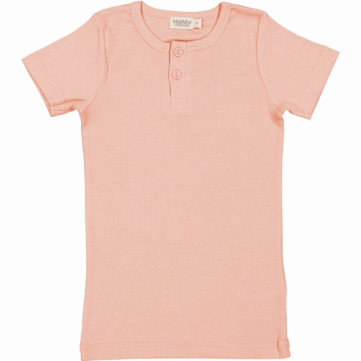 MarMar Modal Fine Rib Soft Coral T-shirt Good stretch Breathable Material