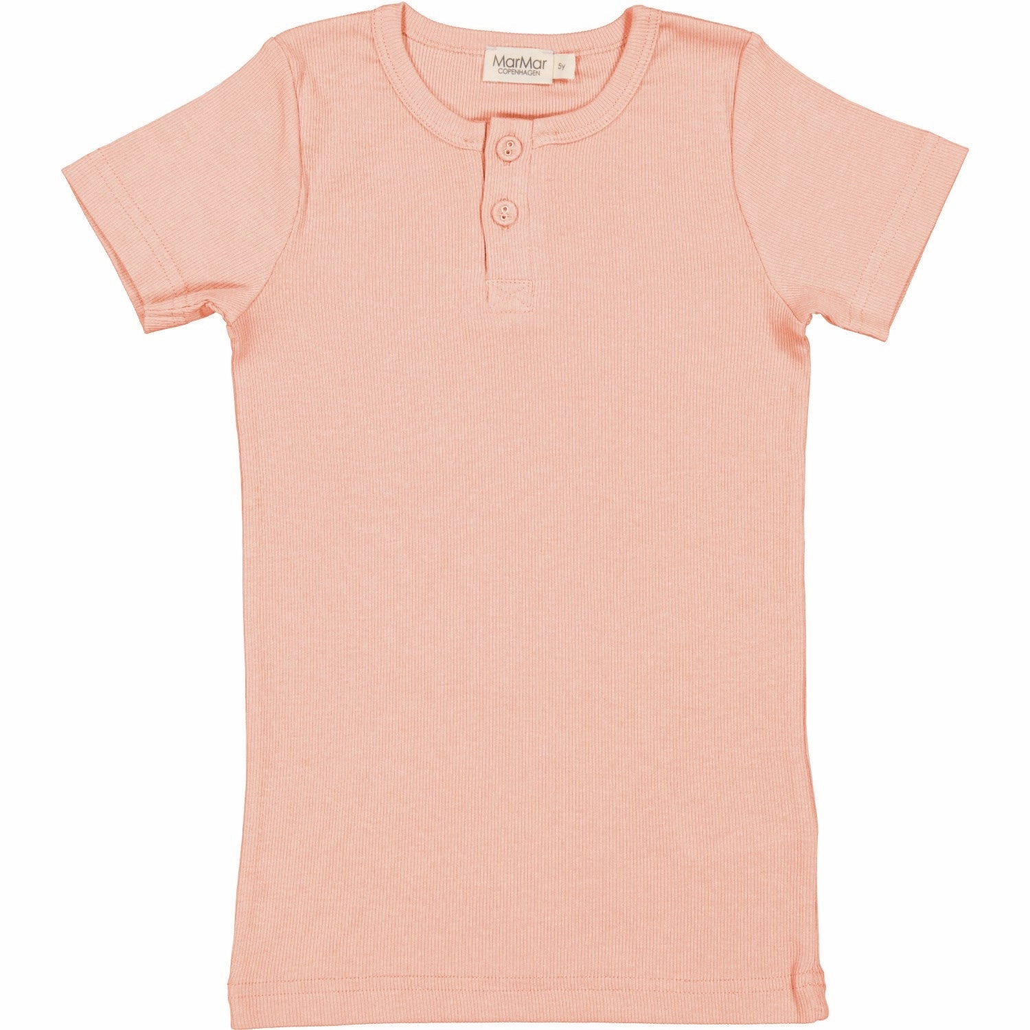 Luxury exclusivity MarMar Modal Fine Rib Soft Coral T-shirt