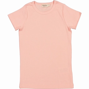 Soft Brushed Finish Cozy Essentials MarMar Modal Fine Rib Soft Coral Tago T-shirt