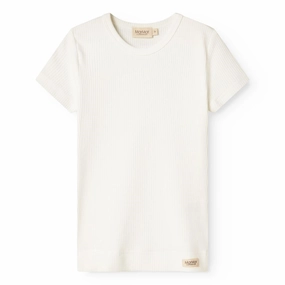 Relax Style Trend MarMar Modal Gentle White Plain T-shirt