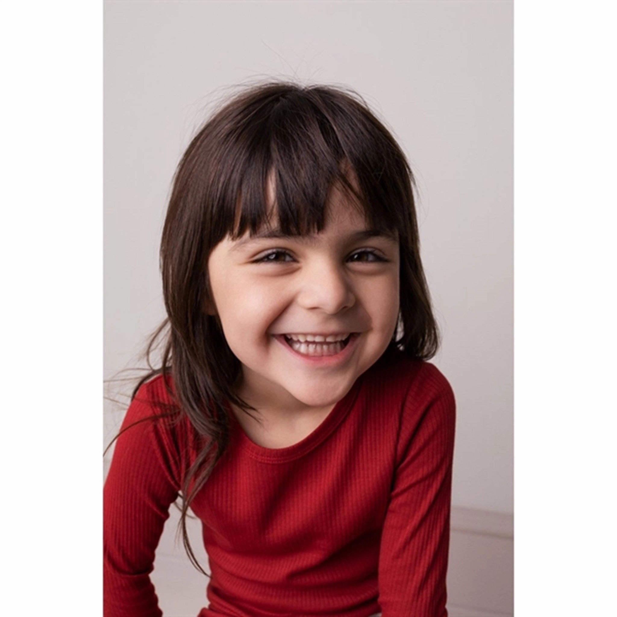 Sophisticated Style Waffle Weave MarMar Modal Hibiscus Red Plain Blouse