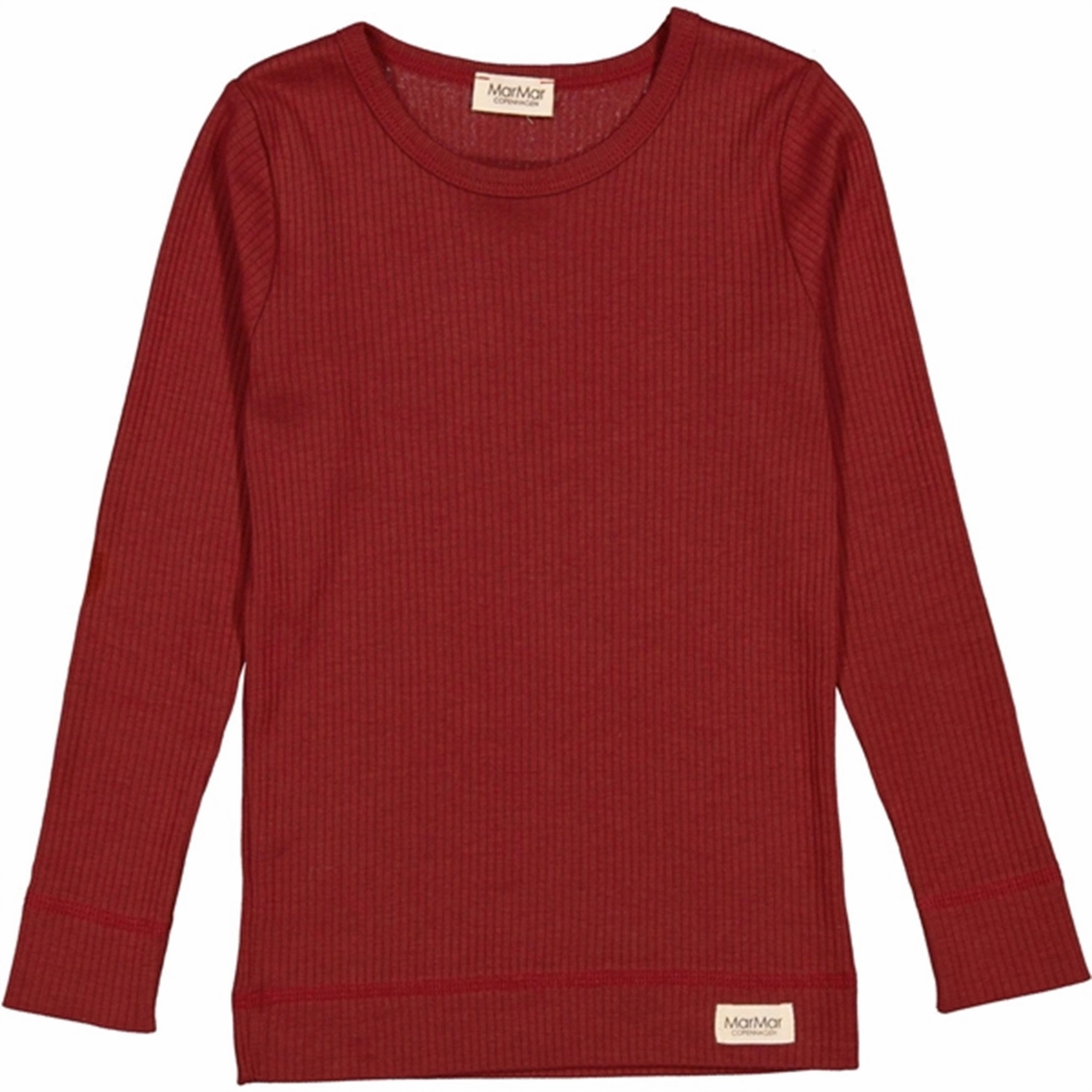 MarMar Modal Hibiscus Red Plain Blouse Sports Ready