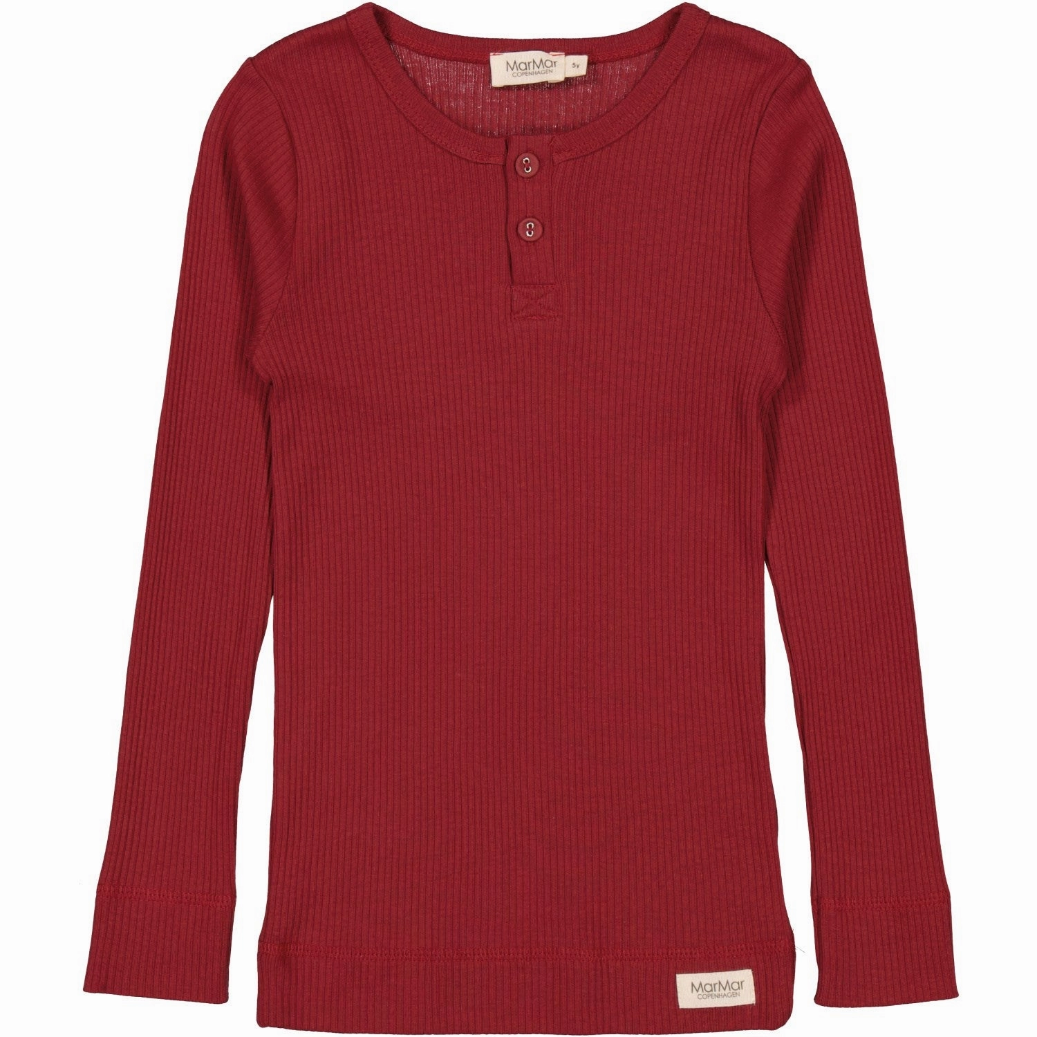MarMar Modal Hibiscus Red Tee LS Wedding guest Trendsetter Choice