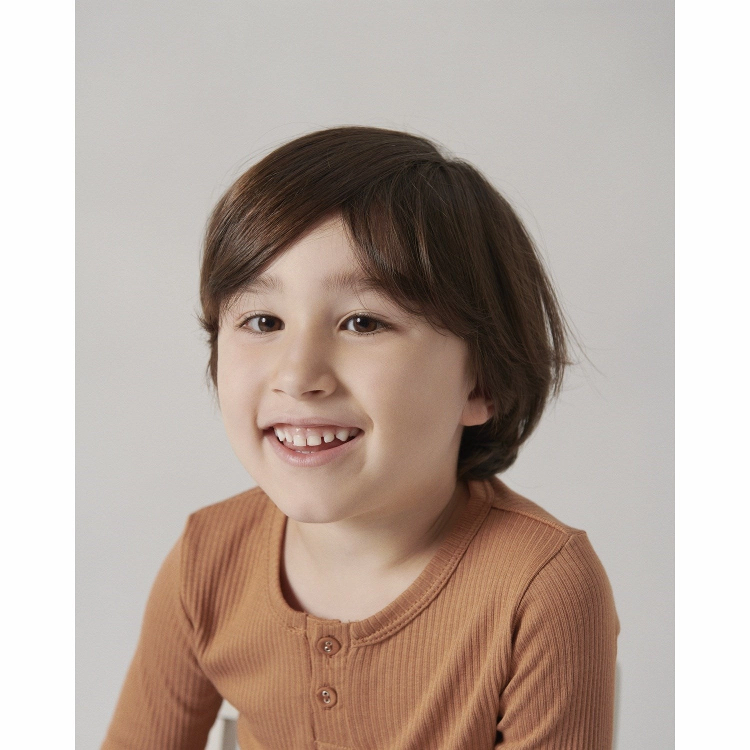 Pullover Design Seamless Shoulder MarMar Modal Light Pecan Blouse