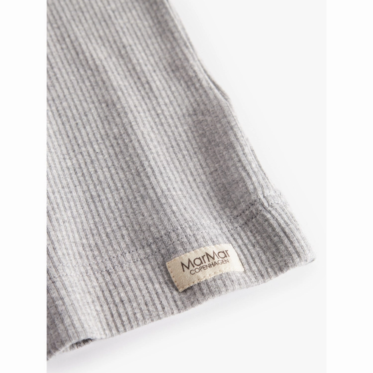 Timeless Fit MarMar Modal Melange Light Grey Melange Plain T-shirt