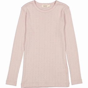 MarMar Modal Pointelle Faded Rose Tamra Blouse Cruise Collection