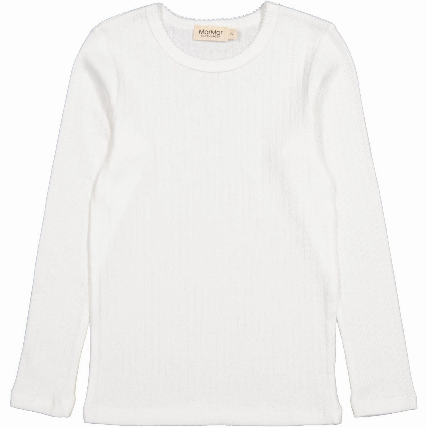 Nautical Look Personalized Touch MarMar Modal Pointelle Gentle White Tamra Blouse