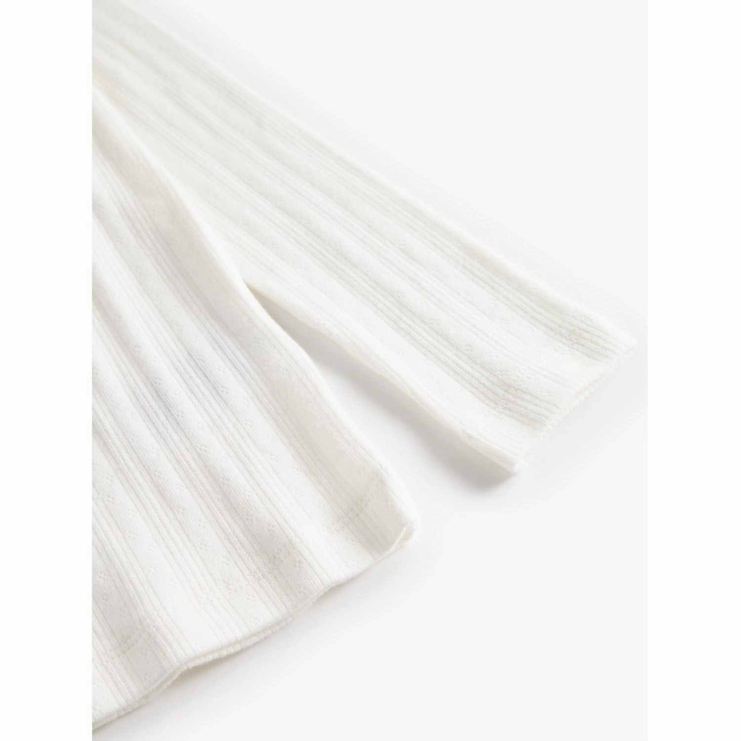 Petite Option MarMar Modal Pointelle Gentle White Tamra Blouse