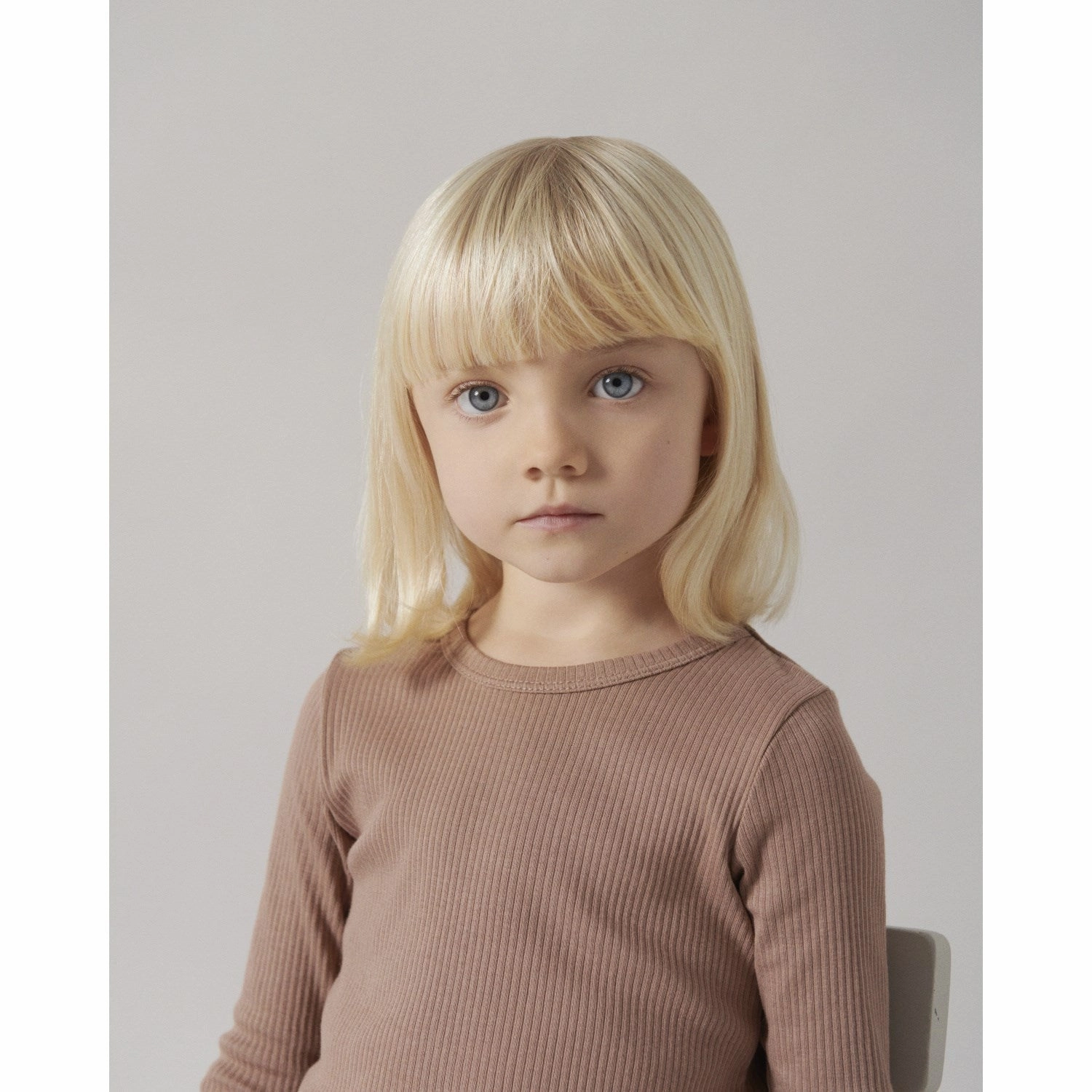 Wrinkle Resistant MarMar Modal Powder Taupe Plain Blouse