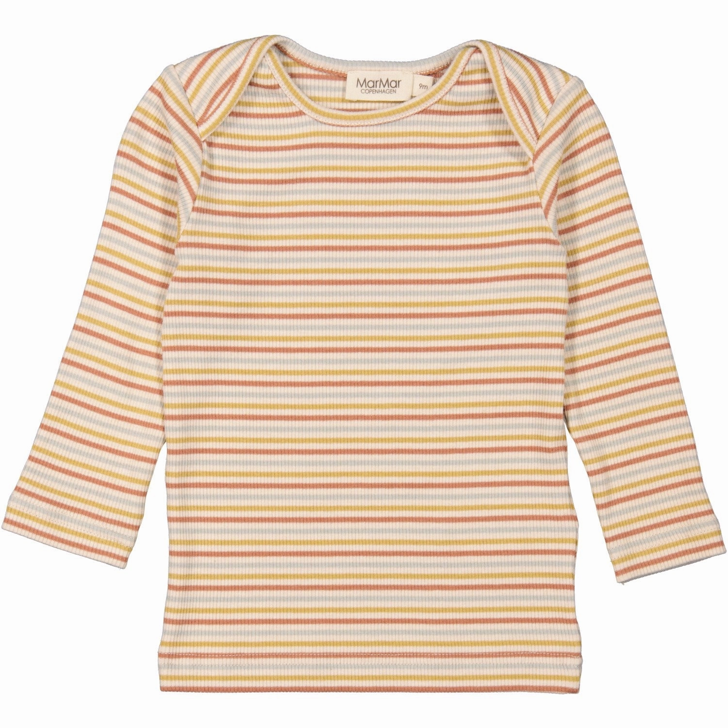 Seasonal Fashion Sustainable Choice MarMar Modal Rib Autumn Stripe Mix Tor Blouse