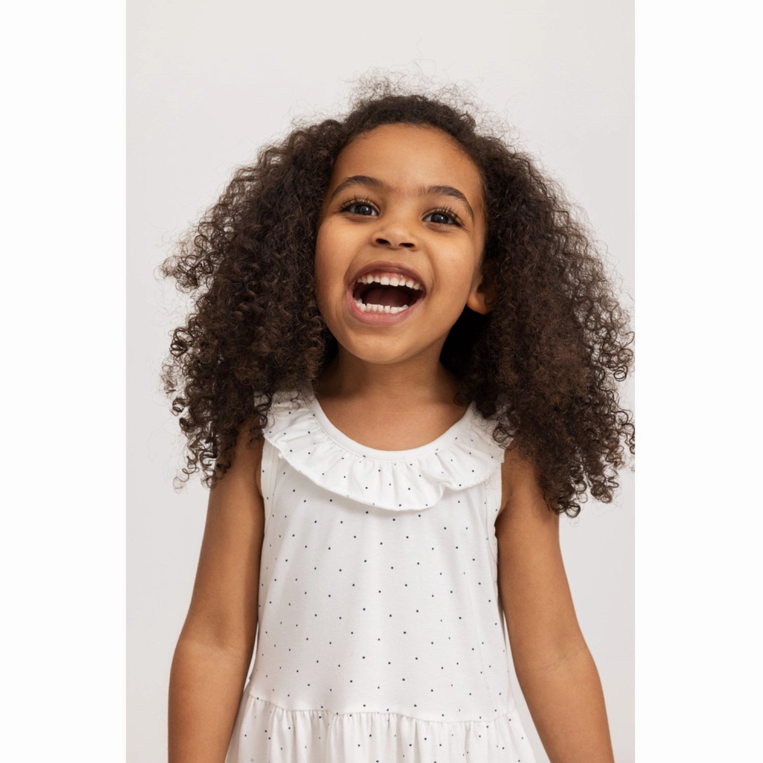 Balanced Fit MarMar Modal Smooth Print Blue Dot Delta Dress