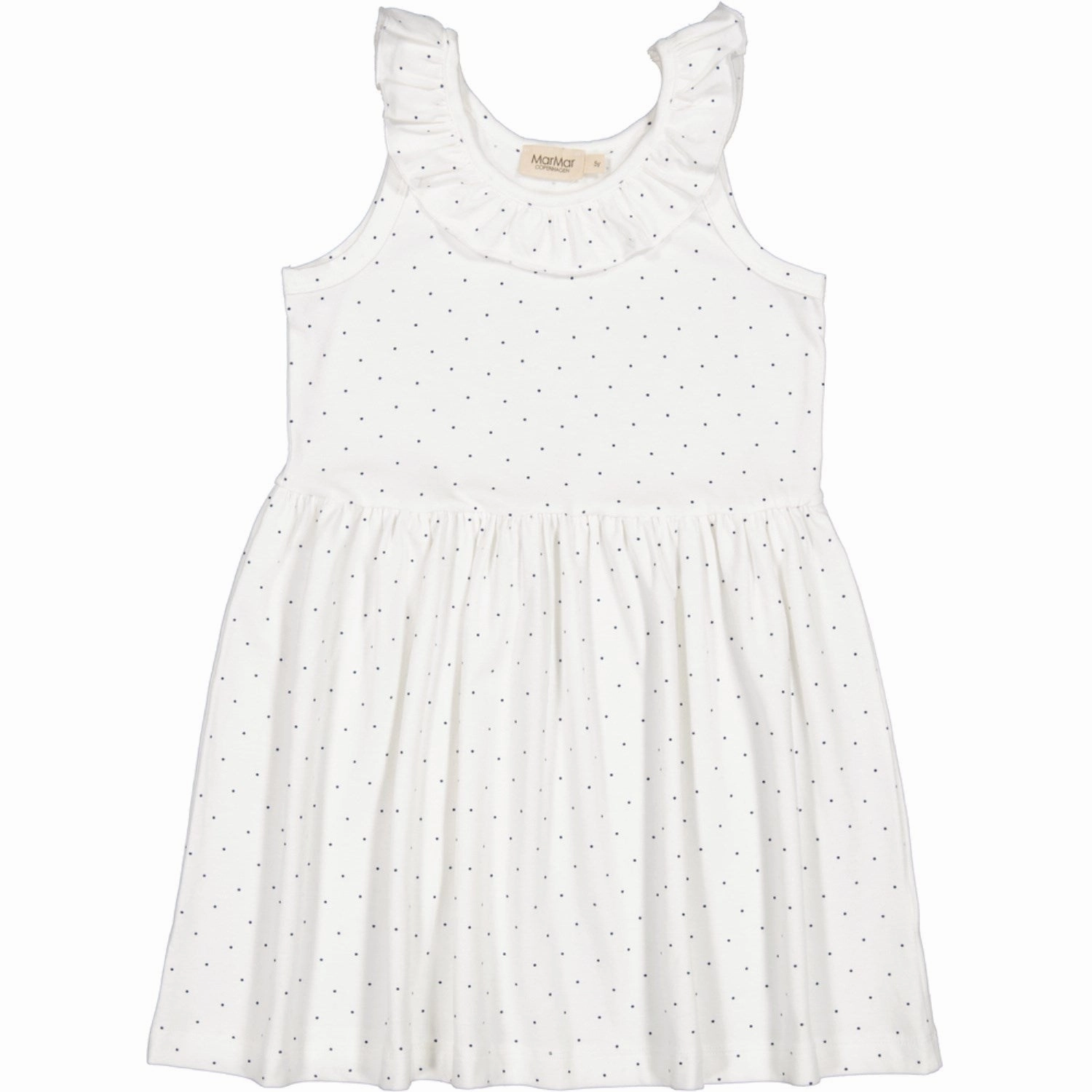 MarMar Modal Smooth Print Blue Dot Delta Dress Nordic Calm