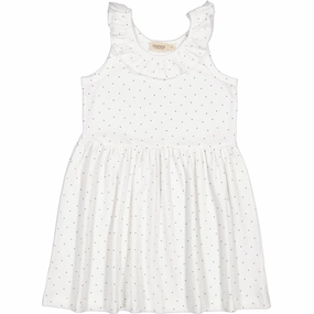 MarMar Modal Smooth Print Blue Dot Delta Dress Nordic Calm