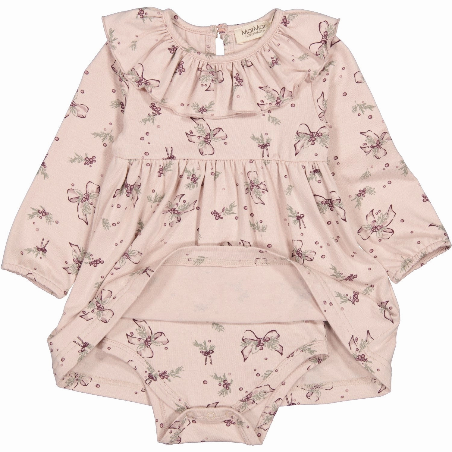 Modern Comfort Balanced Tones MarMar Modal Smooth Print Bows Riva Dress