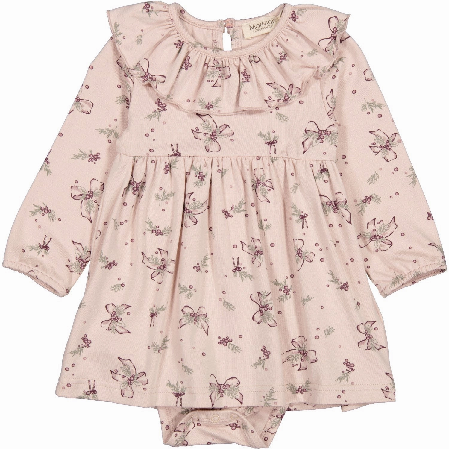 MarMar Modal Smooth Print Bows Riva Dress Evening Classic