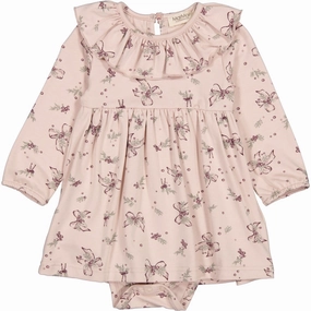 MarMar Modal Smooth Print Bows Riva Dress Evening Classic