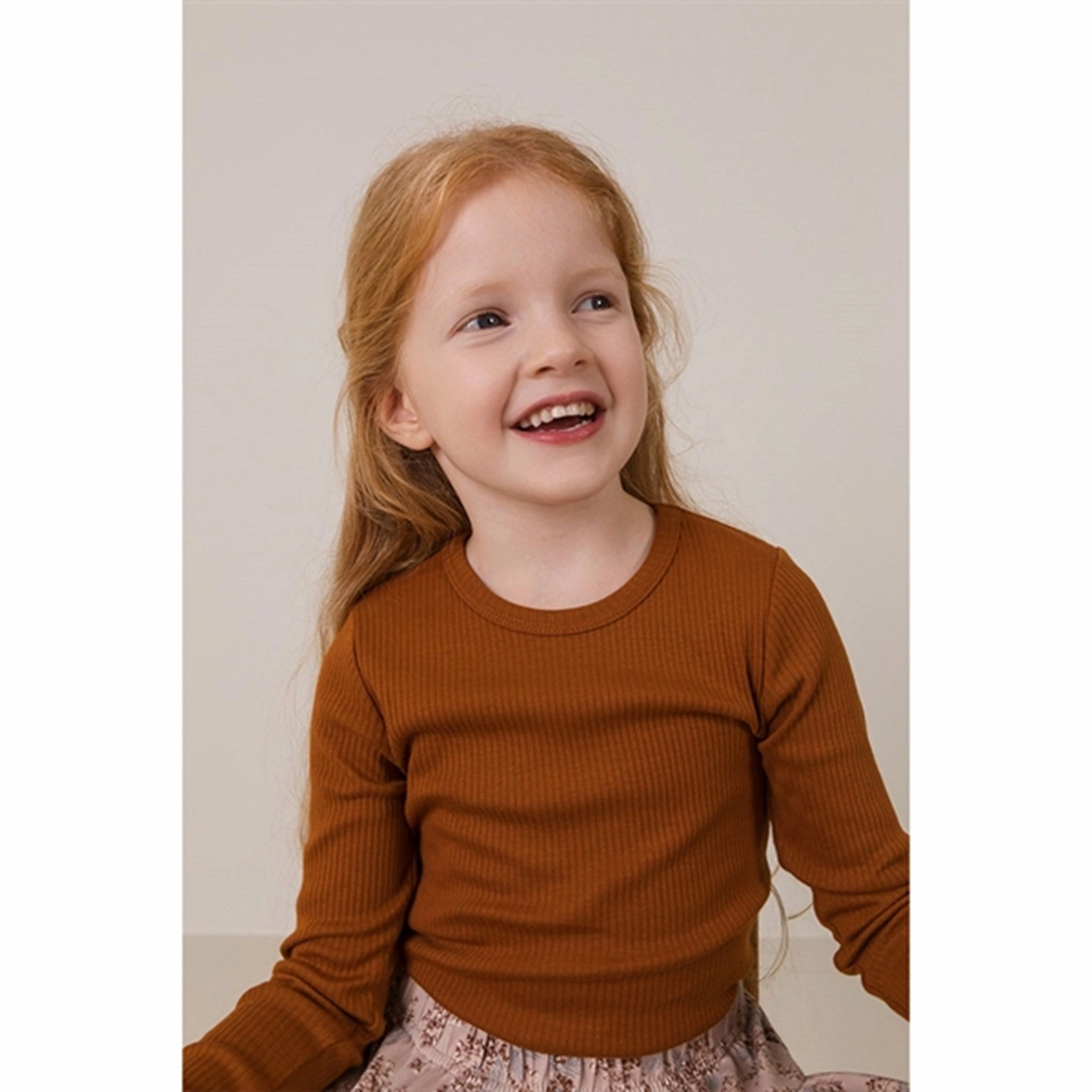 MarMar Modal Spicy Caramel Plain Blouse Affordable Fashion