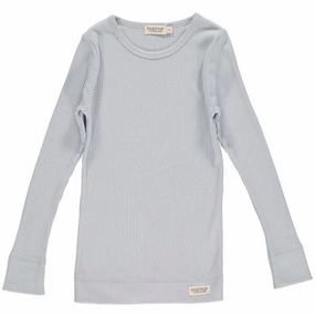 Classic Appeal Cultural Inspired MarMar Modal Tee Plain LS (Pale Blue)