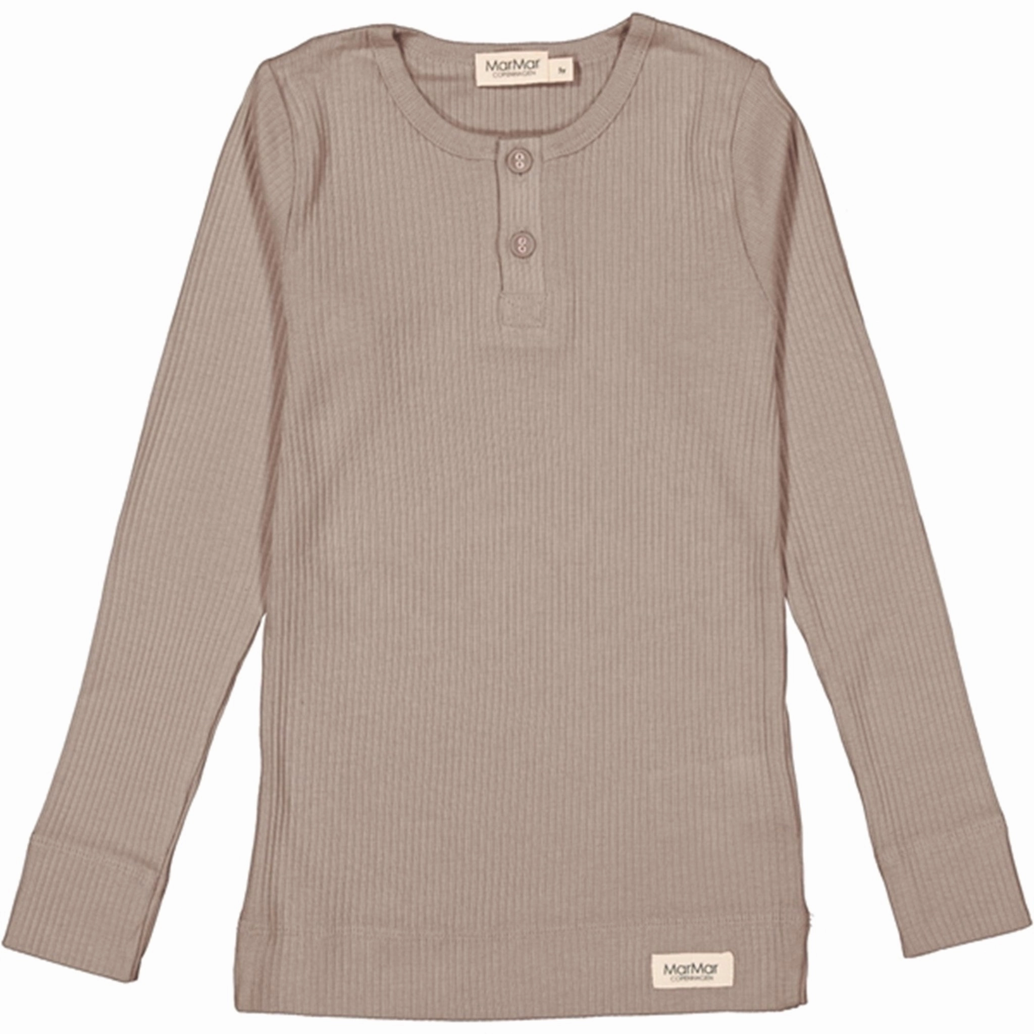 Eco-Friendly Choice Seamless Shoulder Construction MarMar Modal Warm Stone Blouse