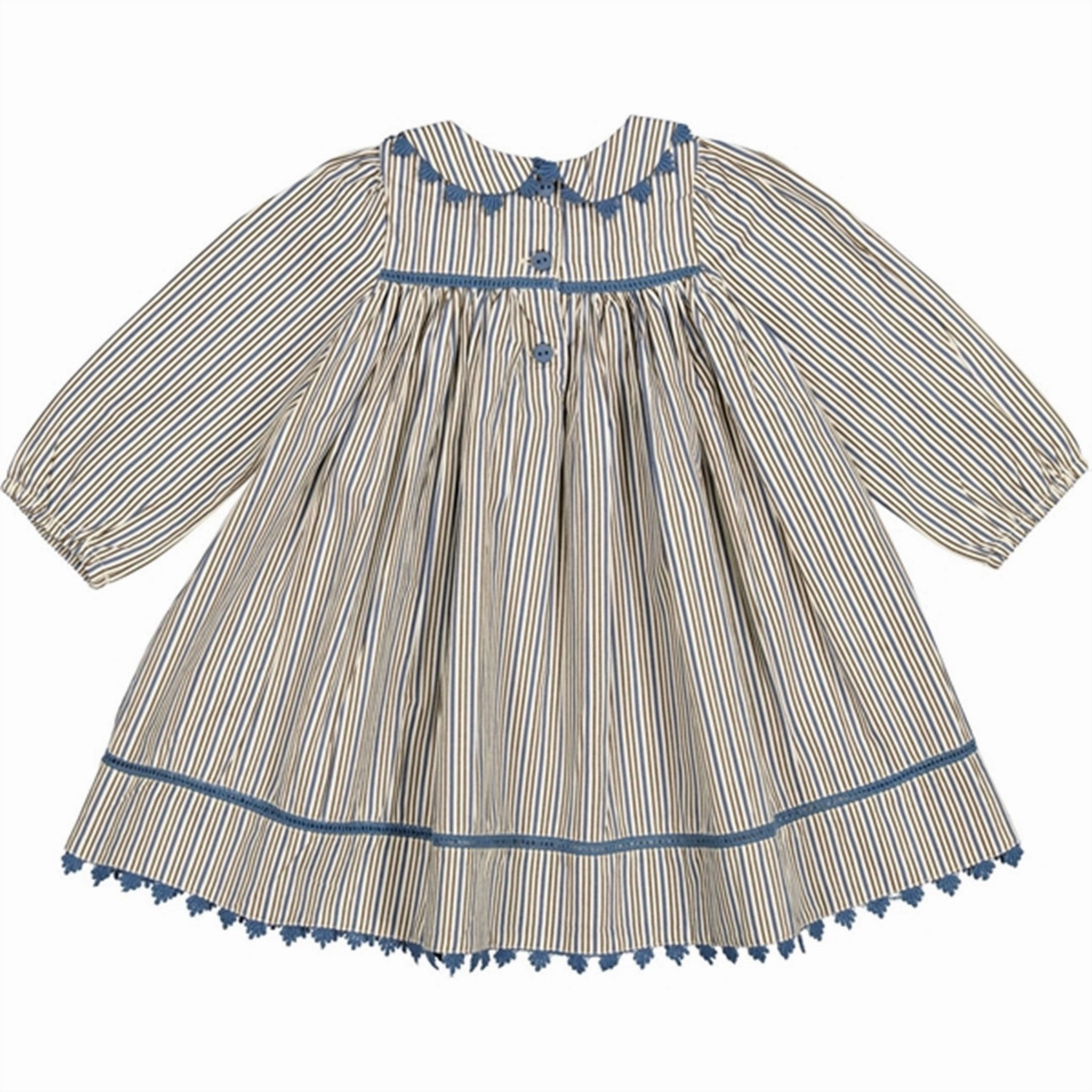 MarMar Ocean Stripes Dulla LS Dress Stylish Feel Daily Silhouette