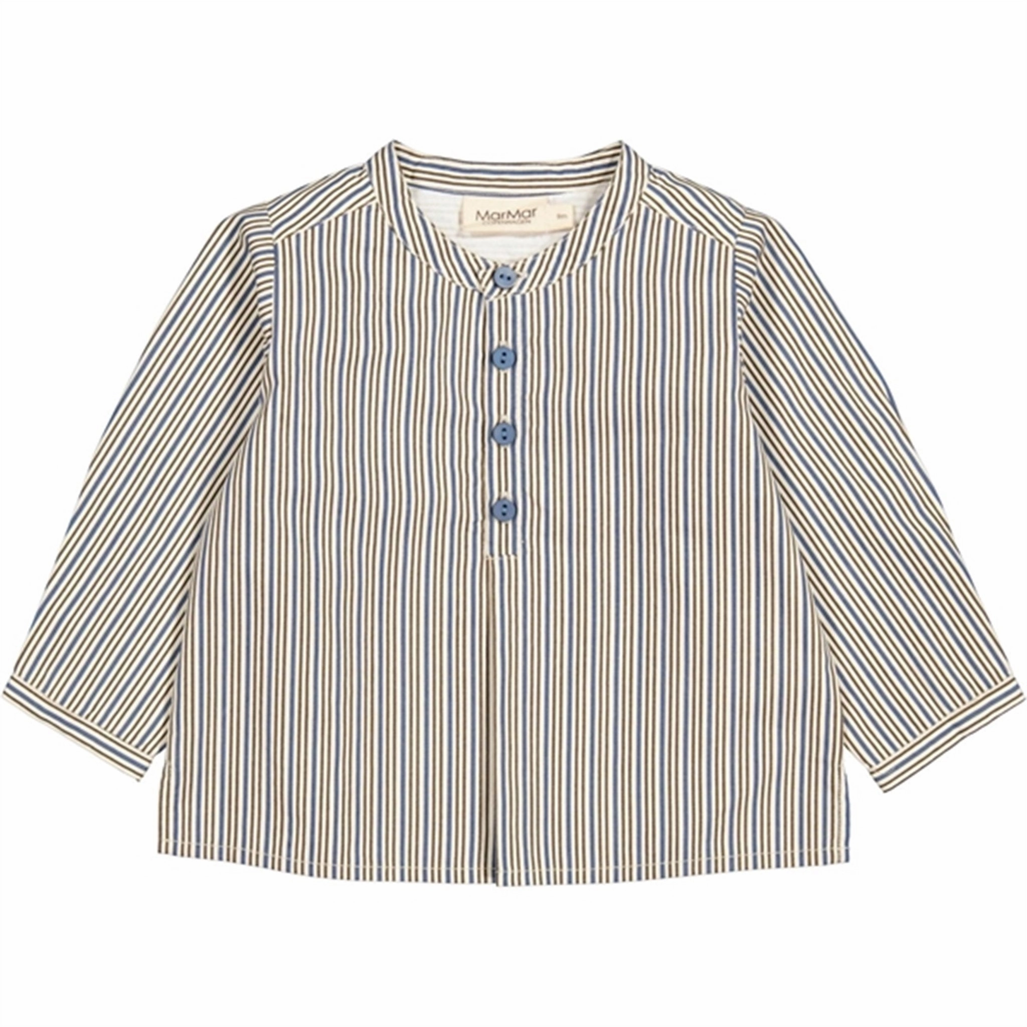 MarMar Ocean Stripes Totoro Shirt Classy Detail Breathable Lining