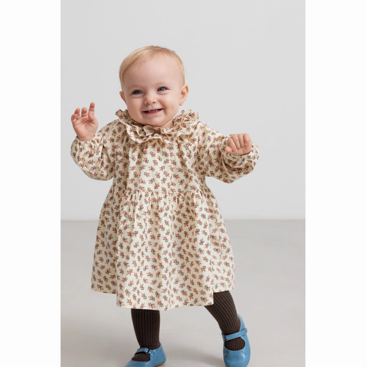 Perfect Design Dry-Clean-Only MarMar Poplin Japanese Flower Dalin Dress