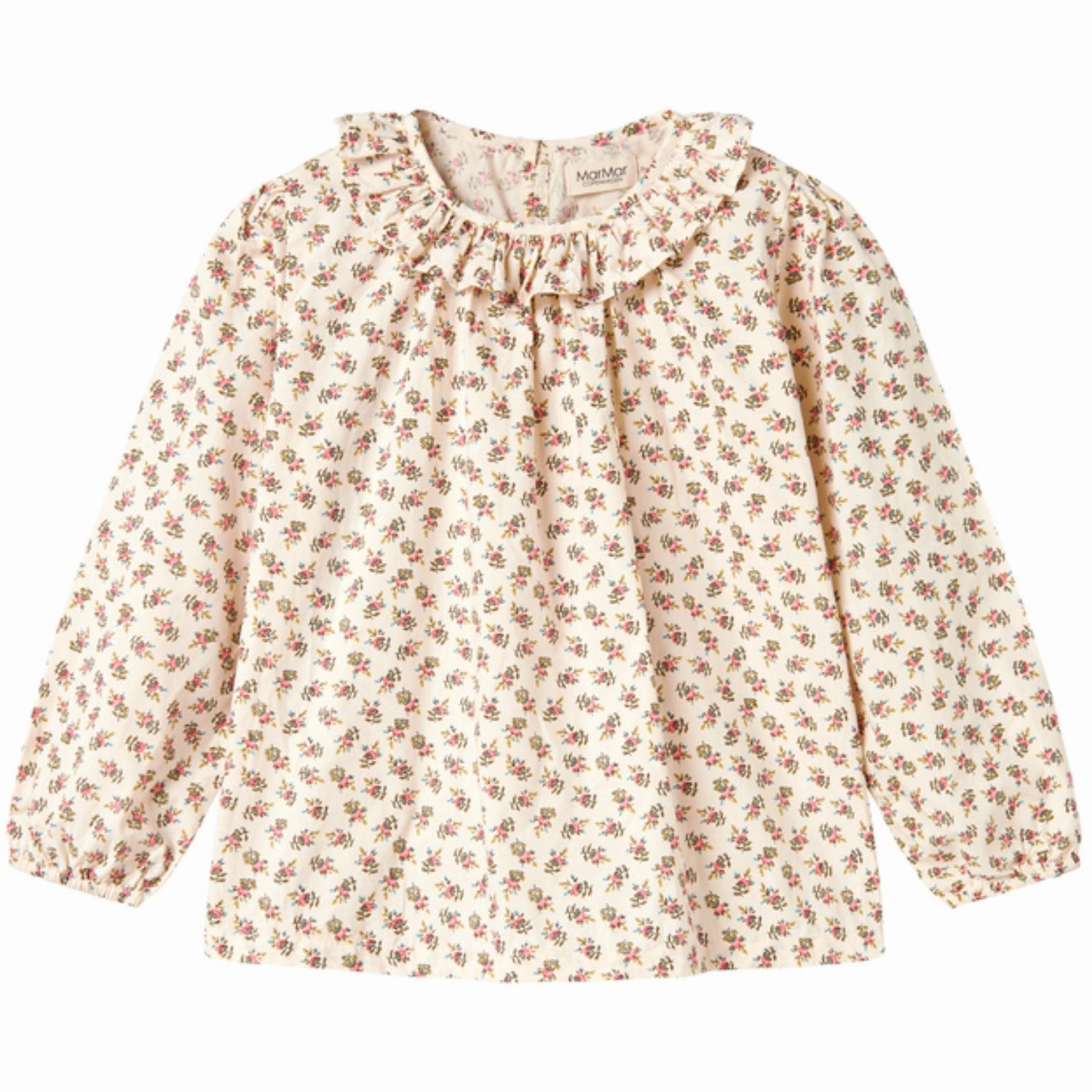 MarMar Poplin Japanese Flower Talsa LS Blouse Luxury Feel