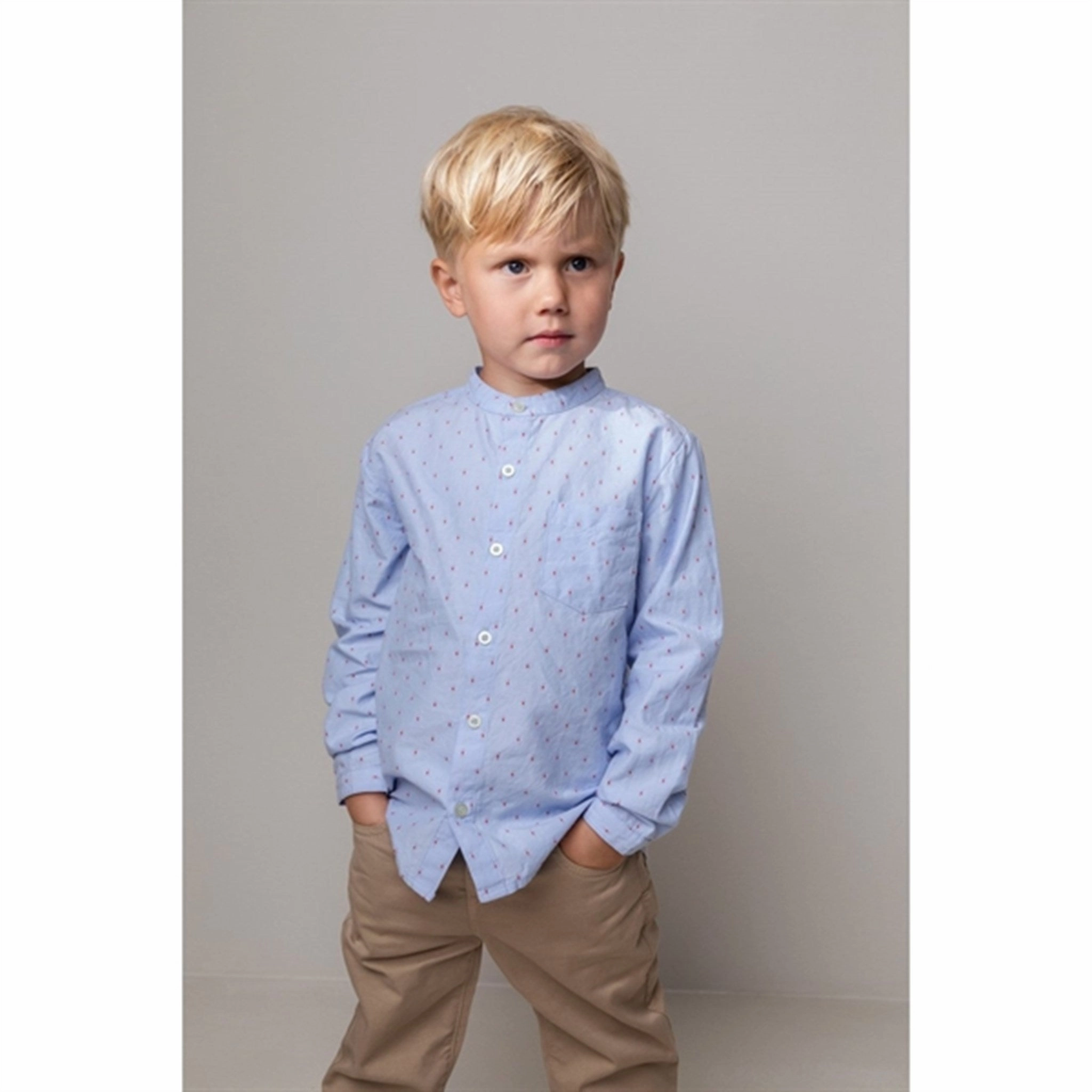 Luxurious Feel MarMar Red Currant Dot Theodor Shirt