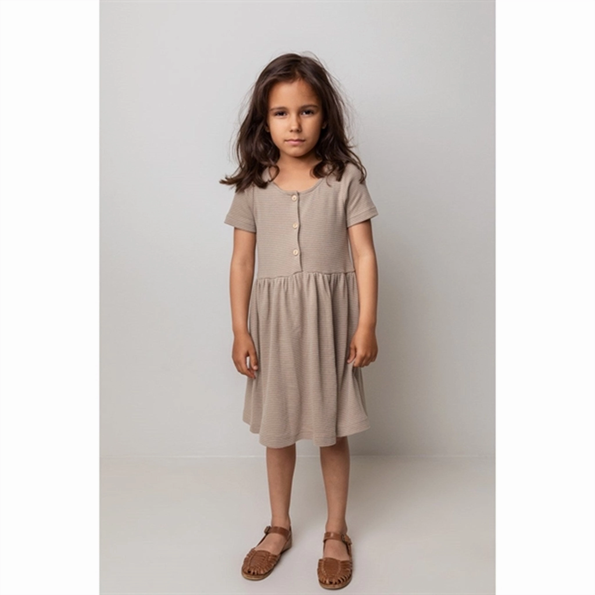 MarMar Sandstone Stripe Dova Dress Chill Detail Clean Texture