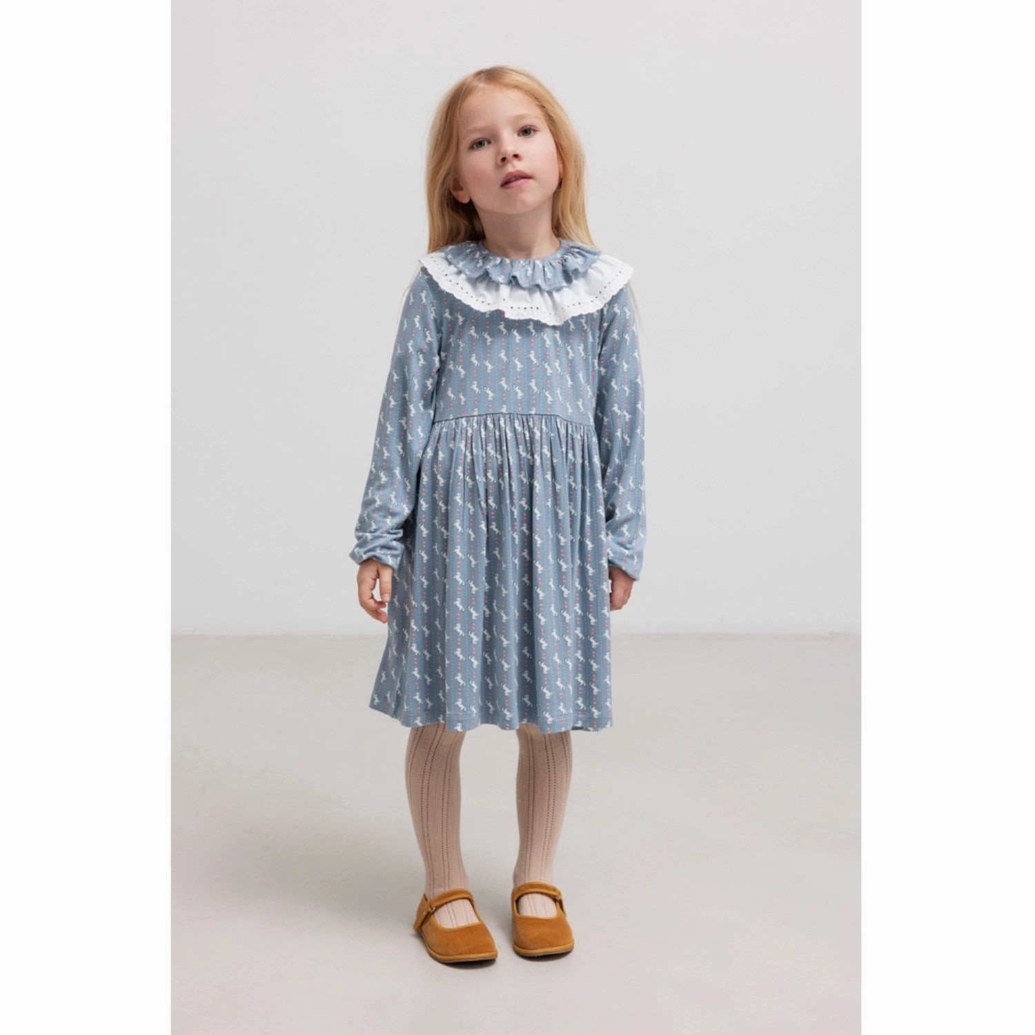 Quiet Glow MarMar Smooth Jersey Unicorn Dream Diora Frill Dress