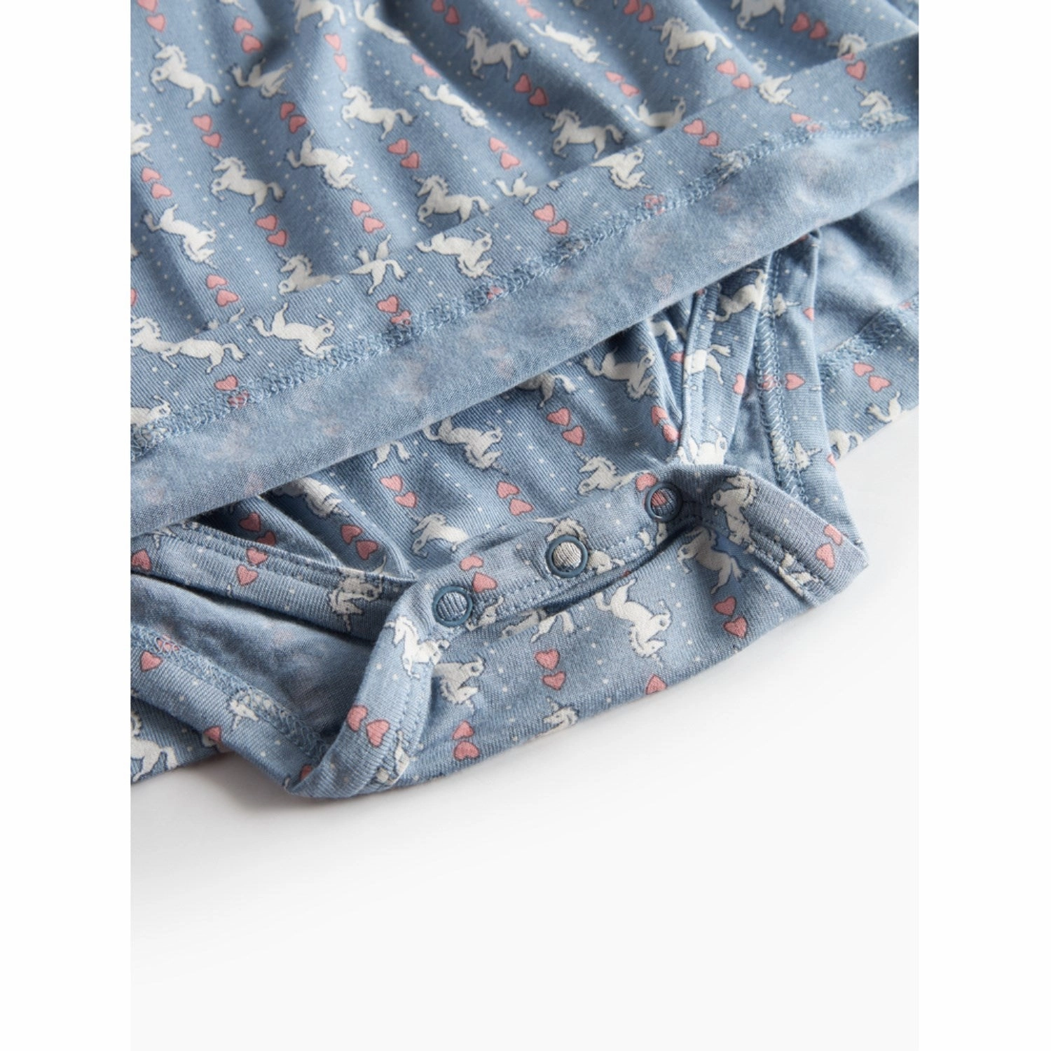 MarMar Smooth Jersey Unicorn Dream Ramona Frill LS Dress Travel-friendly