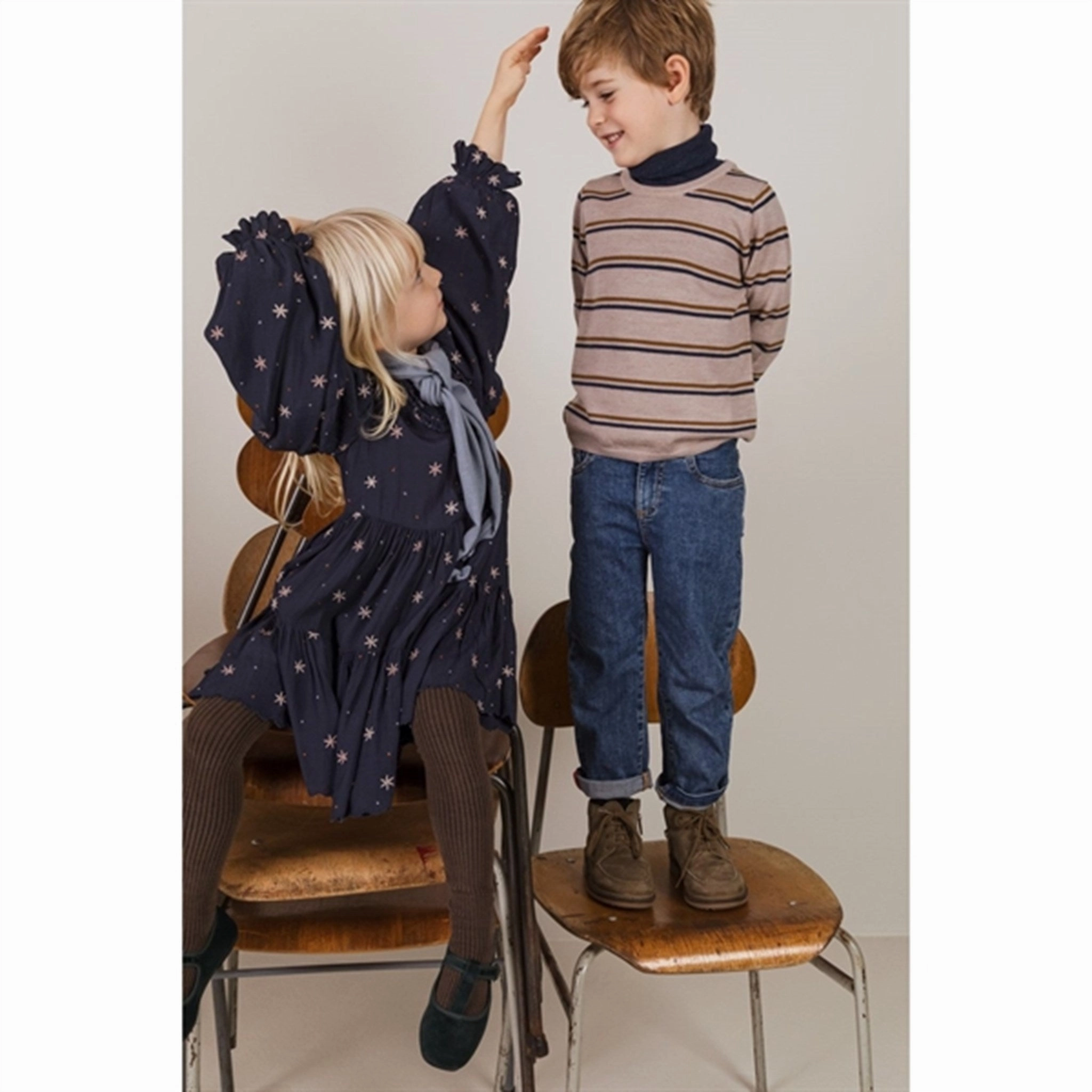 MarMar Stars Embroidery Deva Dress Linen Love