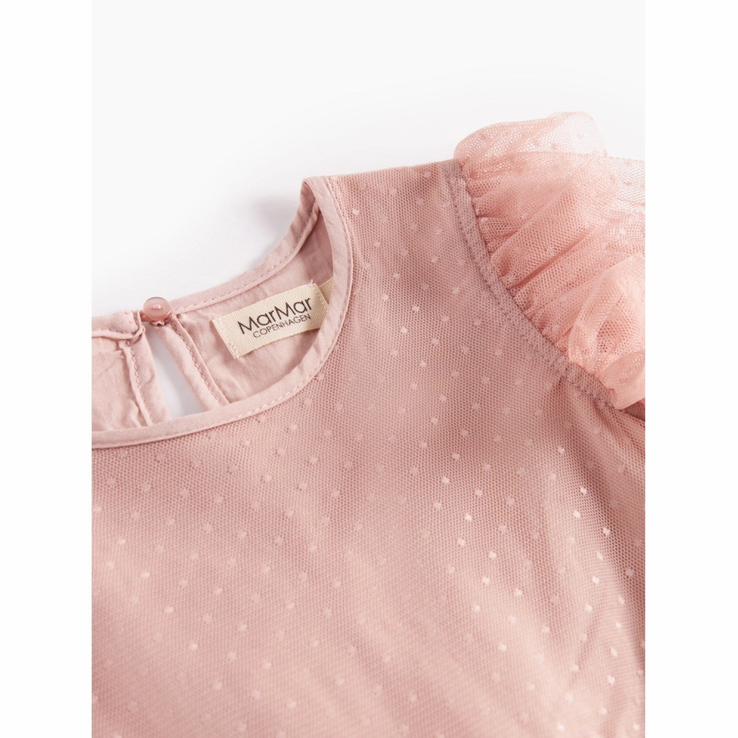 Calm Movement MarMar Tulle Dotty Faded Rose Doth LS Dress