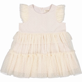 MarMar Tulle Dotty Vanilla Dalvina Dress Color Glow