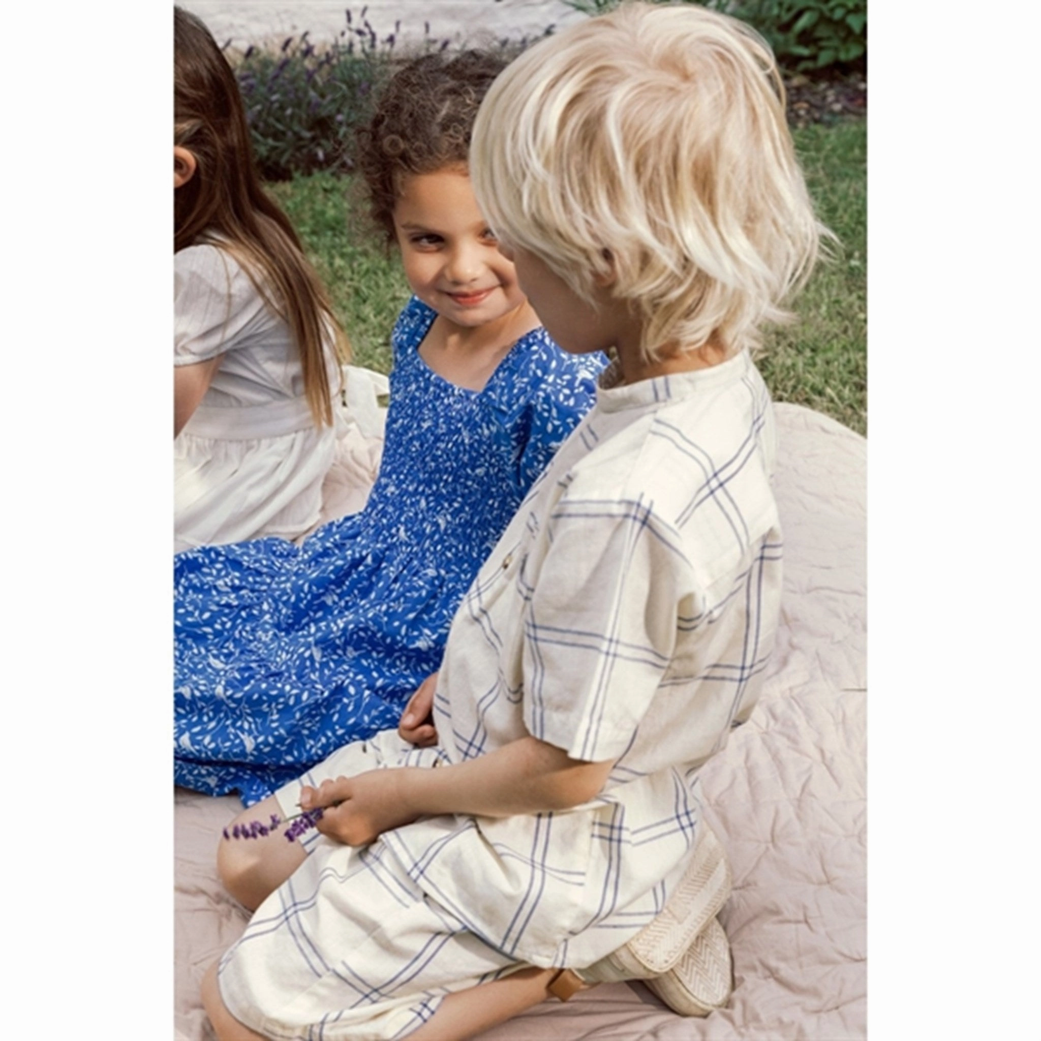 Subtle Finish MarMar White Birds Dyman Dress