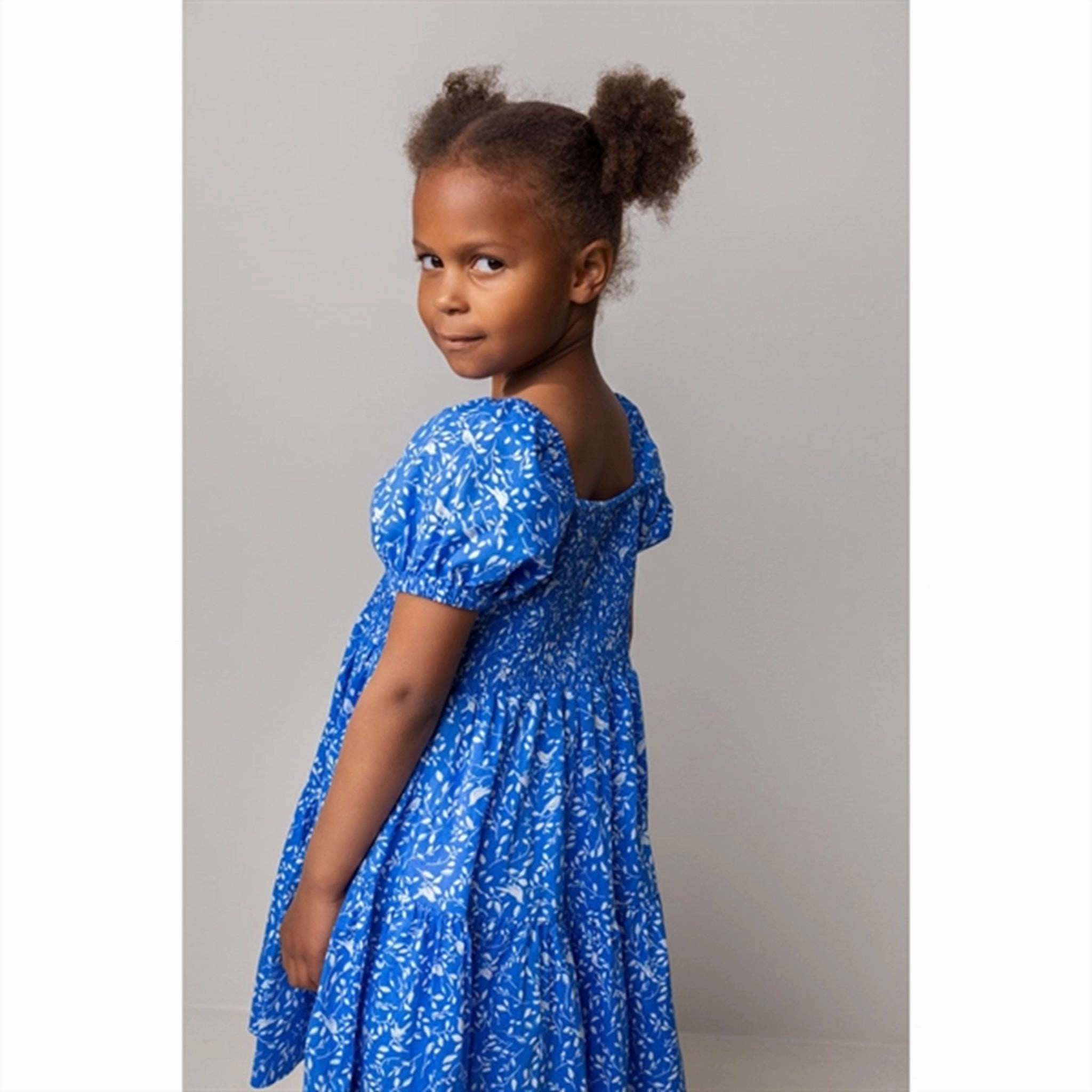 BiasCutSilhouette MarMar White Birds Dyman Dress