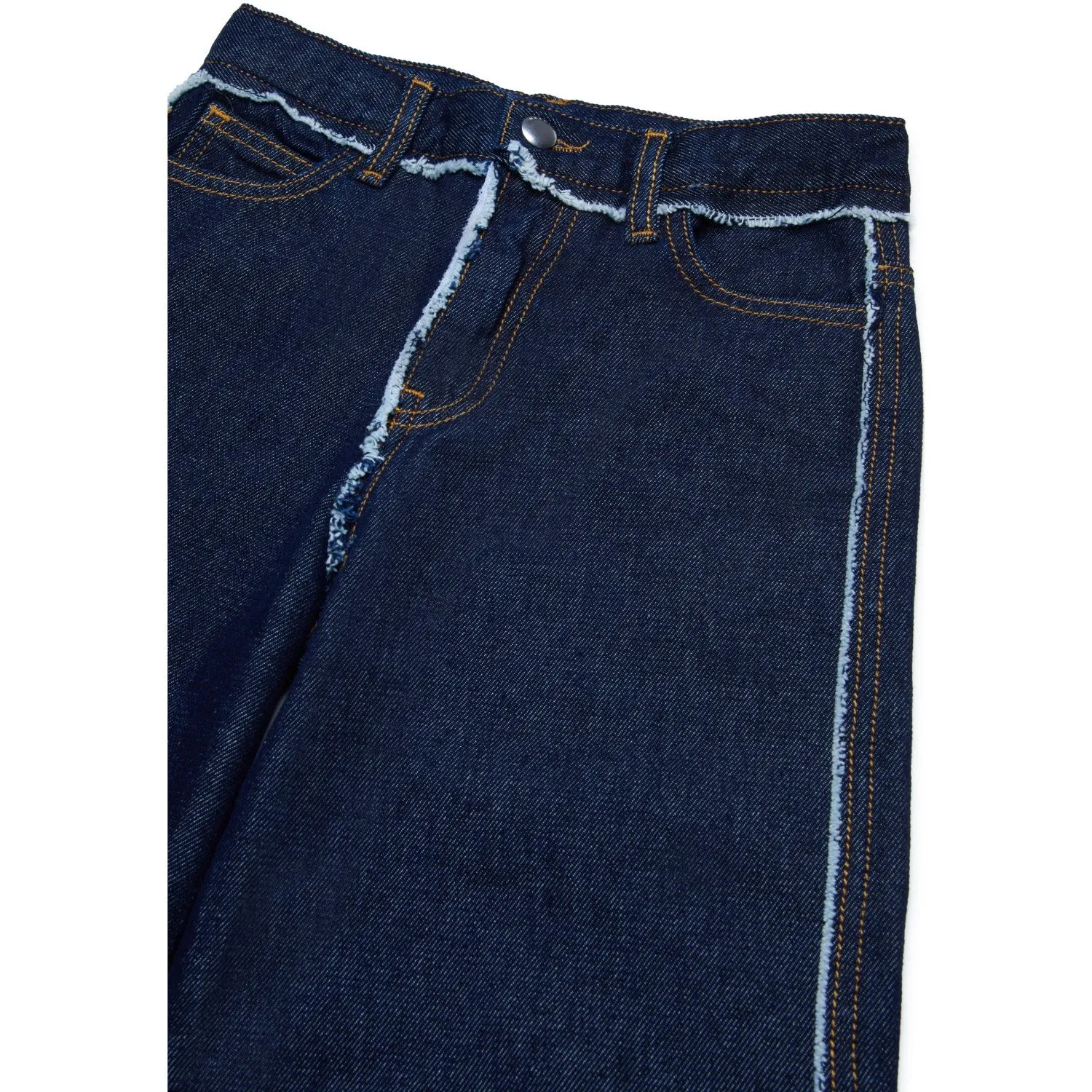 Marni Denim Trousers Simple clothing Curved Seam Construction