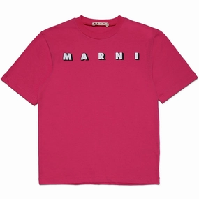 Marni Fuxia Magenta T-shirt Fashionable Look