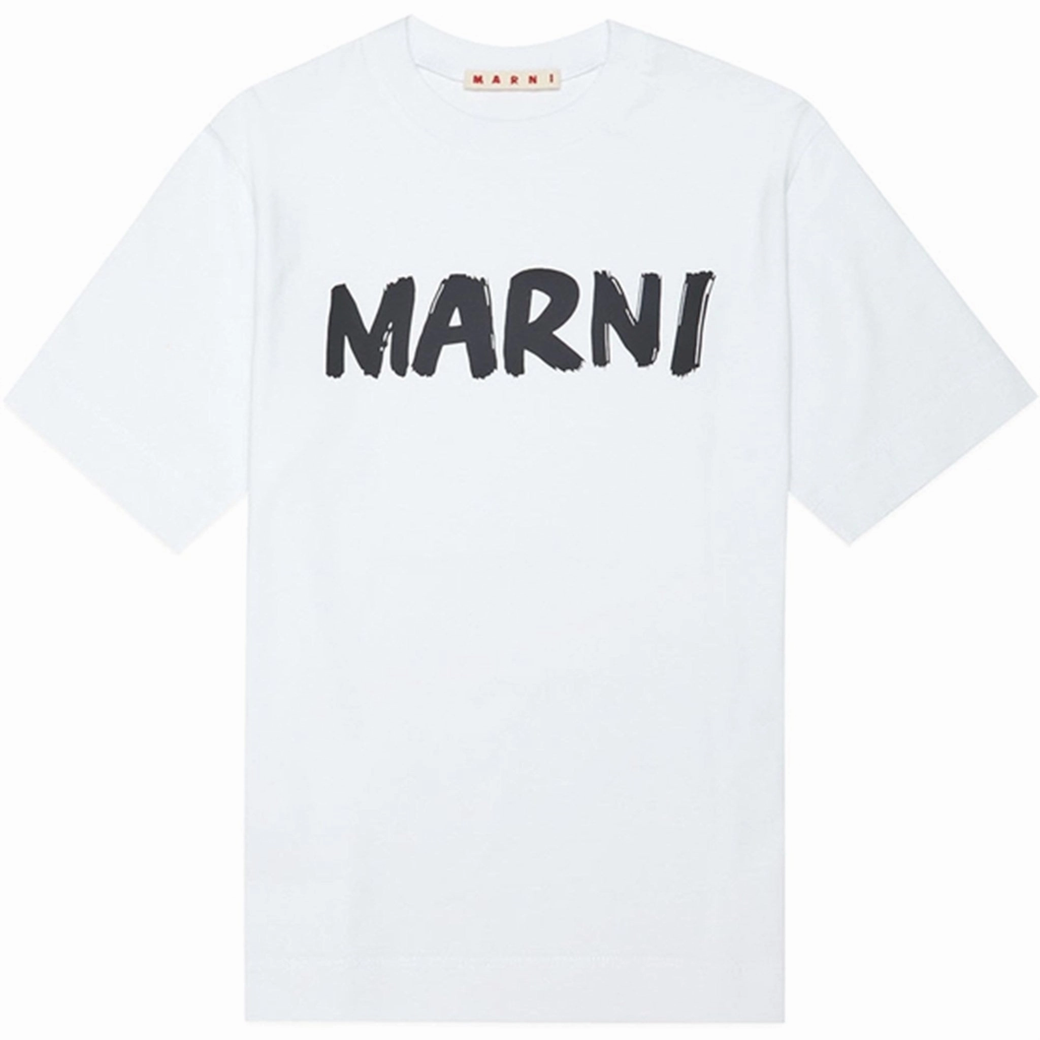 Easy Style Wear Airflow Ventilation Marni White Logo T-shirt
