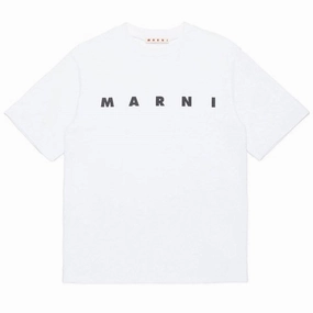 Classic Crew Neck theater visit Marni White T-Shirt