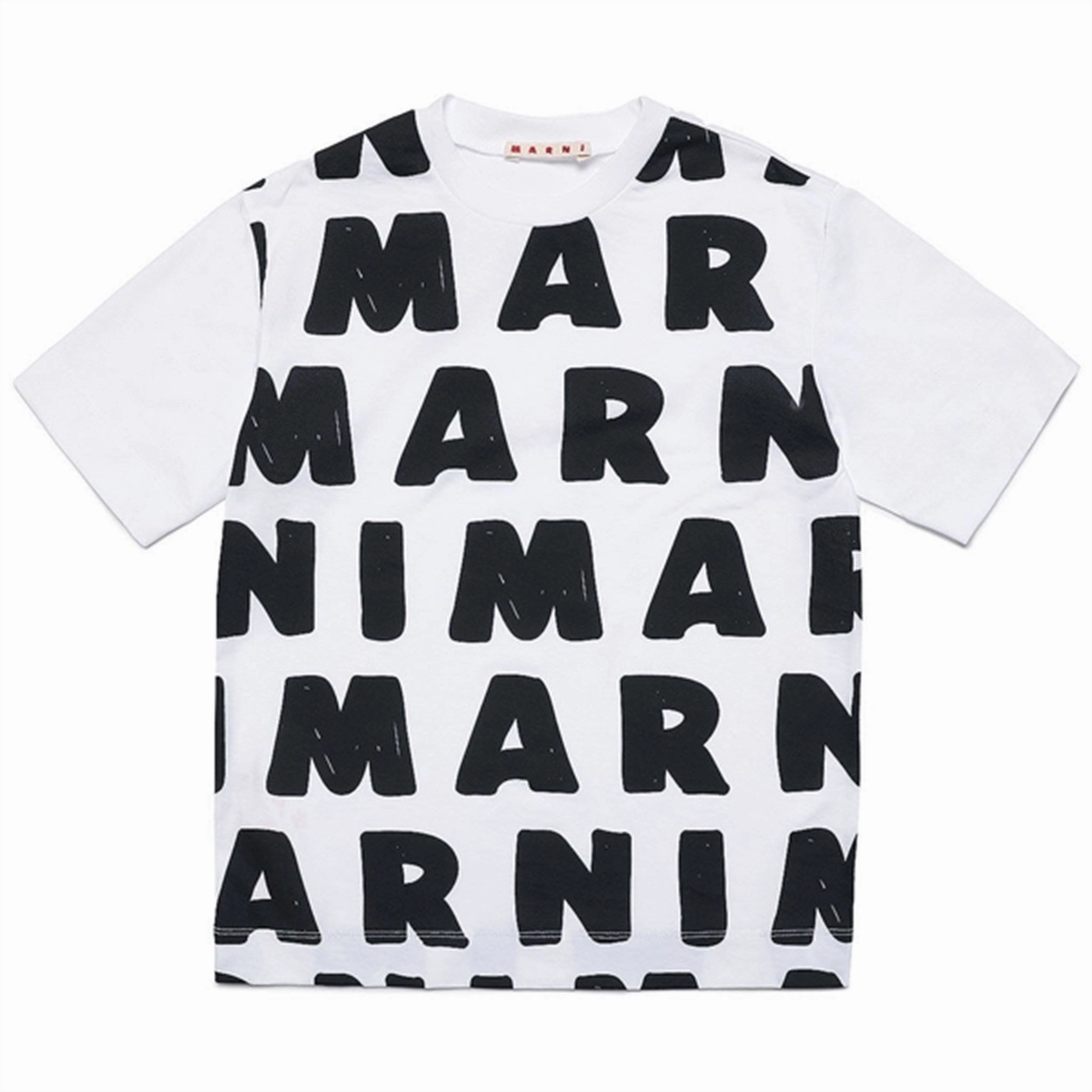 Marni White T-shirt Durable Stitching