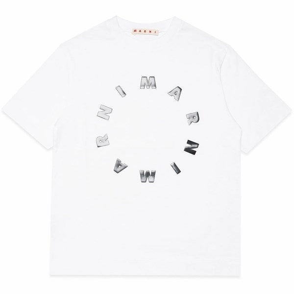 Relaxed fit wear Marni White T-Shirt