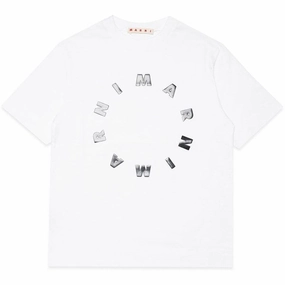Relaxed fit wear Marni White T-Shirt