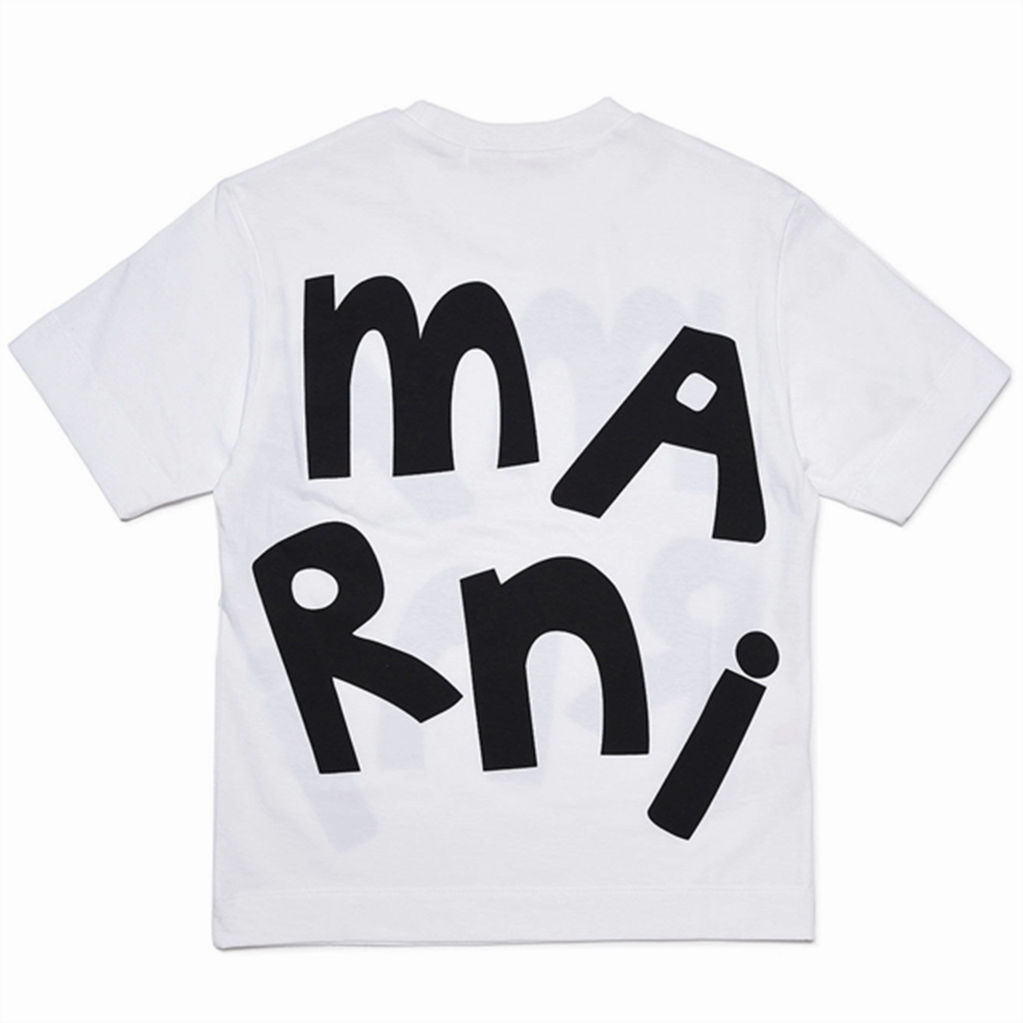 Marni White T-shirt TaglessDesign